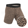 The Wild Cat | Leopard Print Long Leg Ball Hammock® Pouch Underwear With Fly