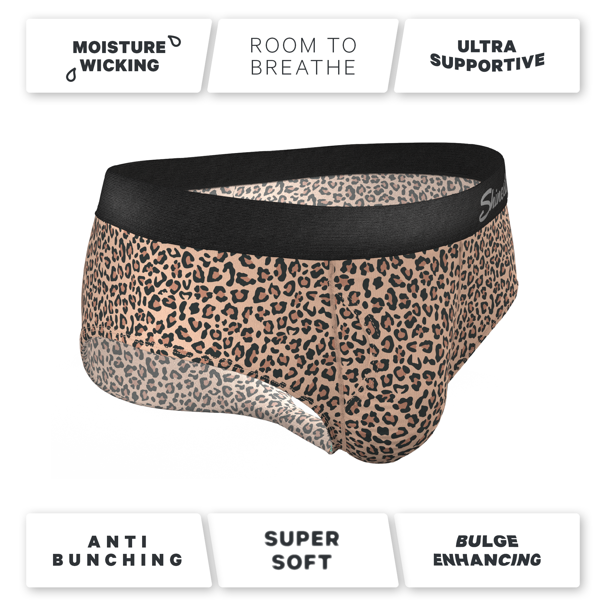 The Wild Cat | Leopard Print Ball Hammock® Pouch Underwear Briefs