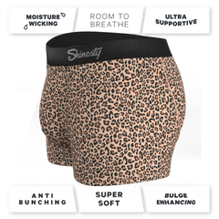 The Wild Cat | Leopard Print Ball Hammock® Pouch Trunks Underwear - Shinesty