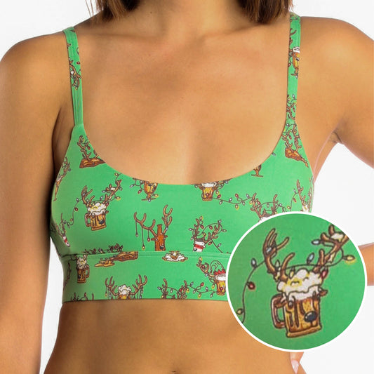 The Blitzened | Reindeer Beer Bralette