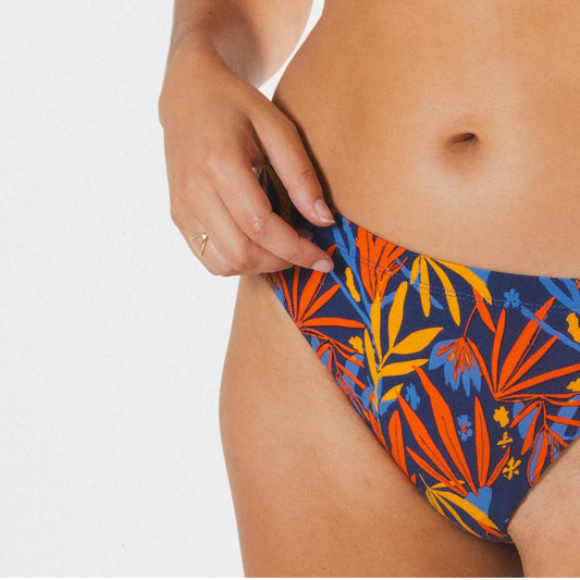 The San Diego Sunrise | Tropical Foliage Modal Bikini Underwear