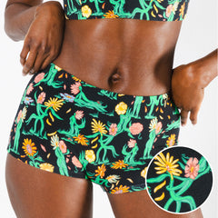 The Garden Of Breedin | Flower Print Modal Boyshort Underwear