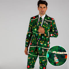 The Christmas Tree Camo | Mens Christmas Tree Print Suit