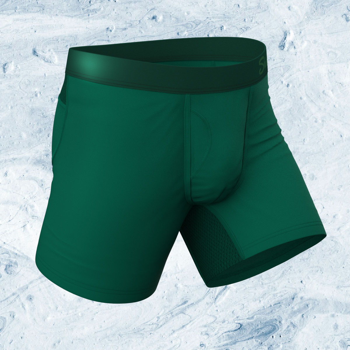 The Young Grasshopper | Green paradICE™ Cooling Ball Hammock® Pouch Underwear