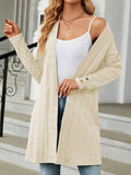 Open Front Long Sleeve Cardigan