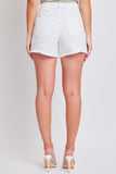 YMI Jeanswear Distressed Frayed Hem Denim Shorts Trendsi