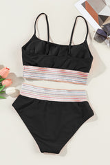 Scoop Neck Spaghetti Strap Two-Piece Swim Set - Flyclothing LLC