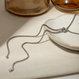 Stainless Steel Bow Necklace Trendsi