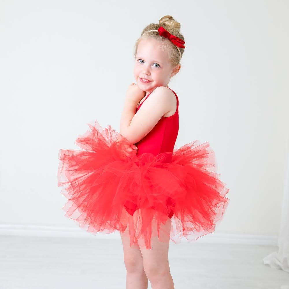 Red Tank Tutu Leotard - Mila & Rose ®