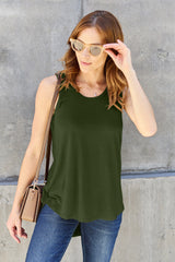 Basic Bae Full Size Round Neck Tank - Flyclothing LLC