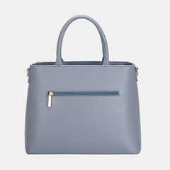 David Jones PU Leather Handbag - Trendsi