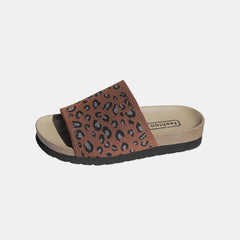 Leopard Open Toe Sandals - Flyclothing LLC