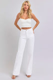 RISEN Full Size High Waist Straight Jeans - Trendsi