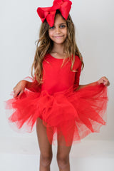 Red 3/4 Tutu Leotard - Mila & Rose ®