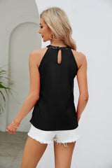 Sequin Grecian Neck Tank - Flyclothing LLC