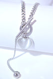 Titanium Steel Heart Necklace Trendsi