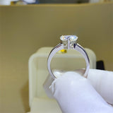 3 Carat Moissanite 925 Sterling Silver Ring Trendsi