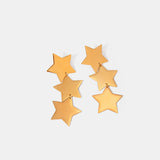 18K Gold-Plated Stainless Steel Star Earrings - Trendsi