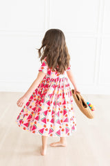 Watermelon Wonder S/S Pocket Twirl Dress