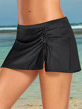 Full Size Drawstring Mini Swim Skirt - Flyclothing LLC