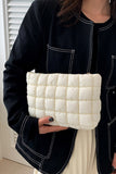 Zenana Quilted Puffy Pouch Clutch Bag