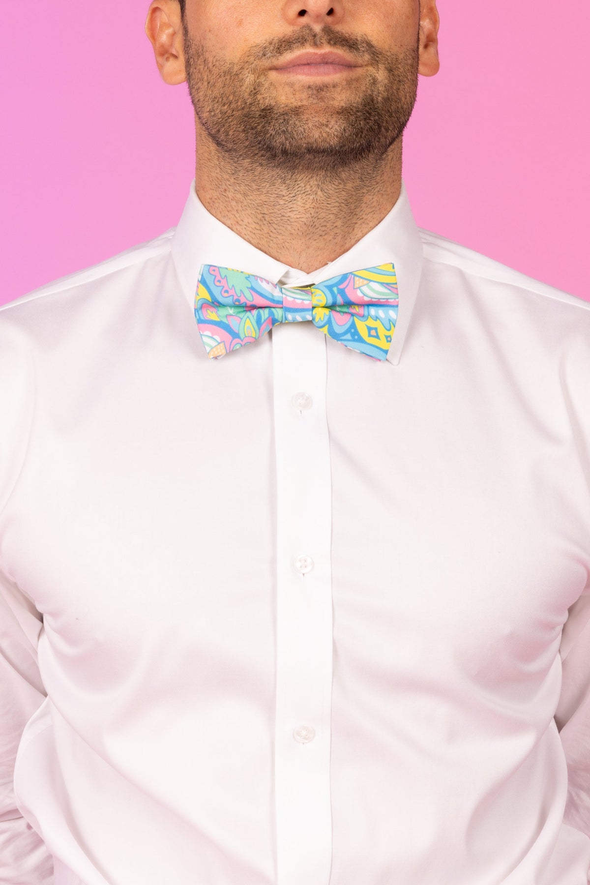 The April Showers | Abstract Paisley Bow Tie