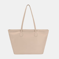 David Jones PU Leather Tote Bag - Trendsi