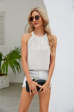 Sequin Grecian Neck Tank - Flyclothing LLC