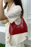 PU Leather Stone Texture Shoulder Bag - Trendsi