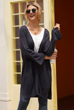 Open Front Long Sleeve Cardigan