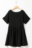 V-Neck Short Sleeve Dress - Flyclothing LLC