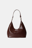 PU Leather Stone Texture Shoulder Bag - Trendsi