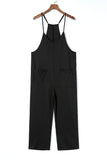 Pocketed Spaghetti Strap Wide Leg Jumpsuit - Flyclothing LLC