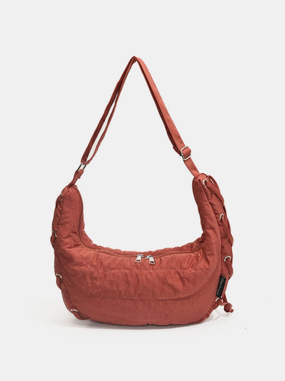 Lace-Up Polyester Crossbody Bag - Trendsi