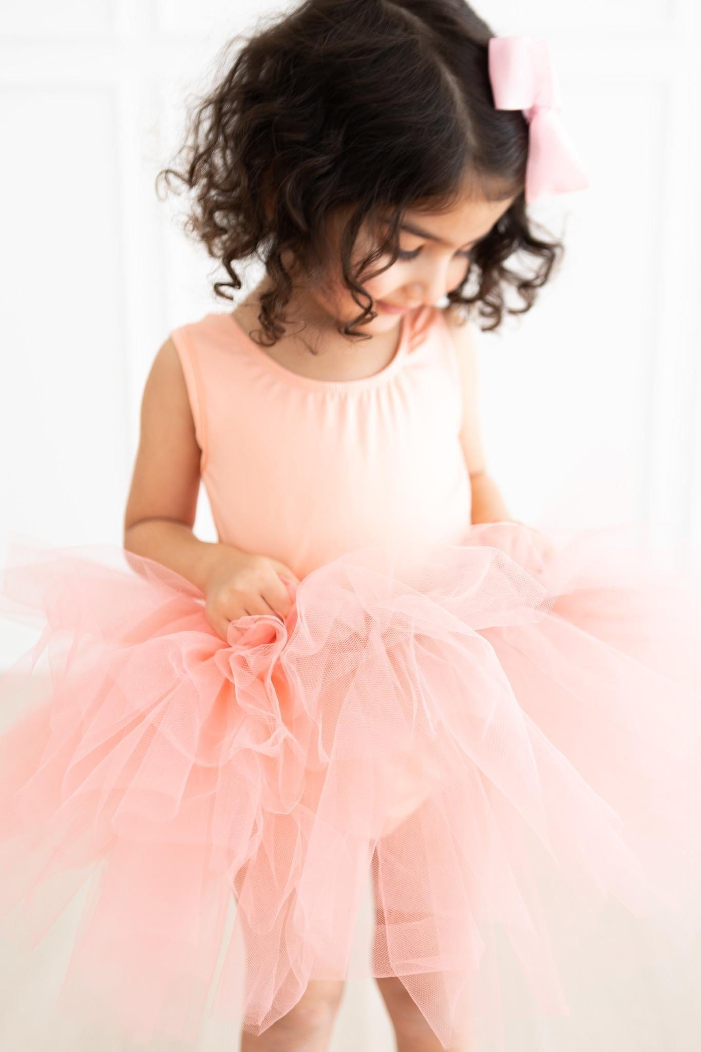 Bright Peach Tank Tutu Leotard - Mila & Rose ®