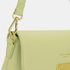 David Jones PU Leather Crossbody Bag - Trendsi