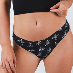 The Sneaky Halloween | Women's Thong Underwear 3 Pack