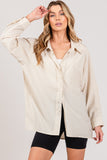 SAGE + FIG Striped Button Up Long Sleeve Shirt - Flyclothing LLC