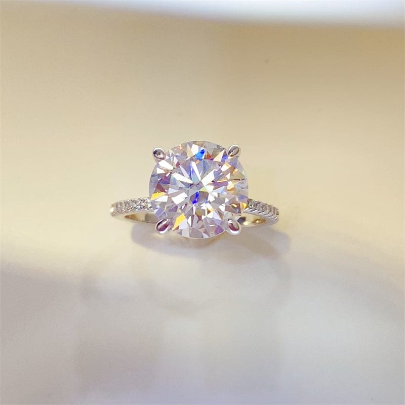 5 Carat Moissanite 925 Sterling Silver Ring - Trendsi