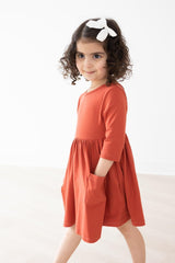 Pumpkin Spice Pocket Twirl Dress - Mila & Rose ®