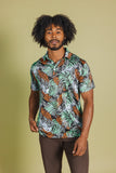 The Botanist | Tropical Leaves Men’s Polo - Shinesty