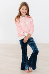 Soft Pink Sun Satin Jacket - Mila & Rose ®