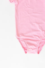 Bubblegum Pink S/S Flutter Sleeve Leotard - Mila & Rose ®