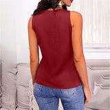 Full Size V-Neck Wide Strap Tank - Trendsi