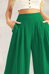 High Waist Wide Leg Pants Trendsi