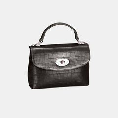 David Jones Texture PU Leather Handbag - Trendsi