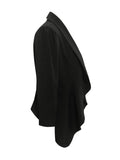 Three-Quarter Sleeve Blazer - Trendsi