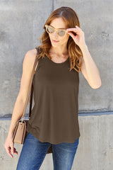 Basic Bae Full Size Round Neck Tank - Flyclothing LLC