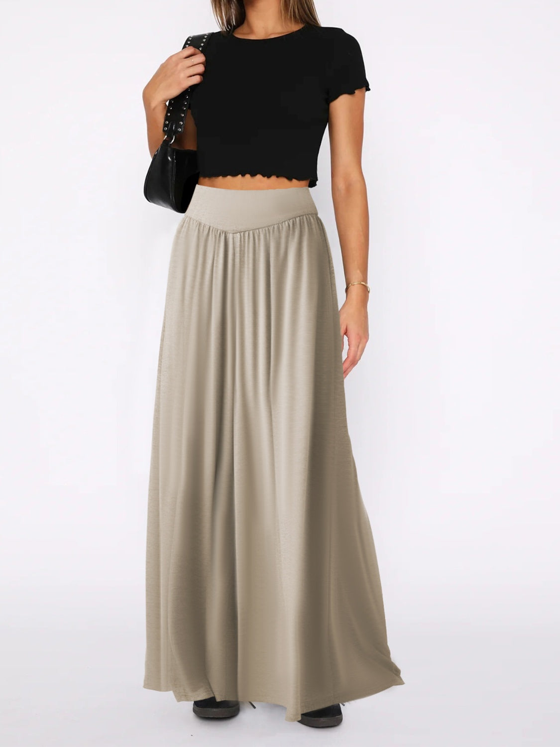 High Waist Wide Leg Pants Trendsi