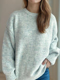 Round Neck Long Sleeve Sweater